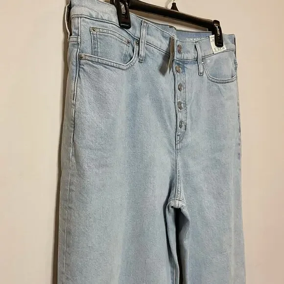 J. Crew Full-length slim wide-leg jean in Doriel wash NWT - Picture 5 of 7